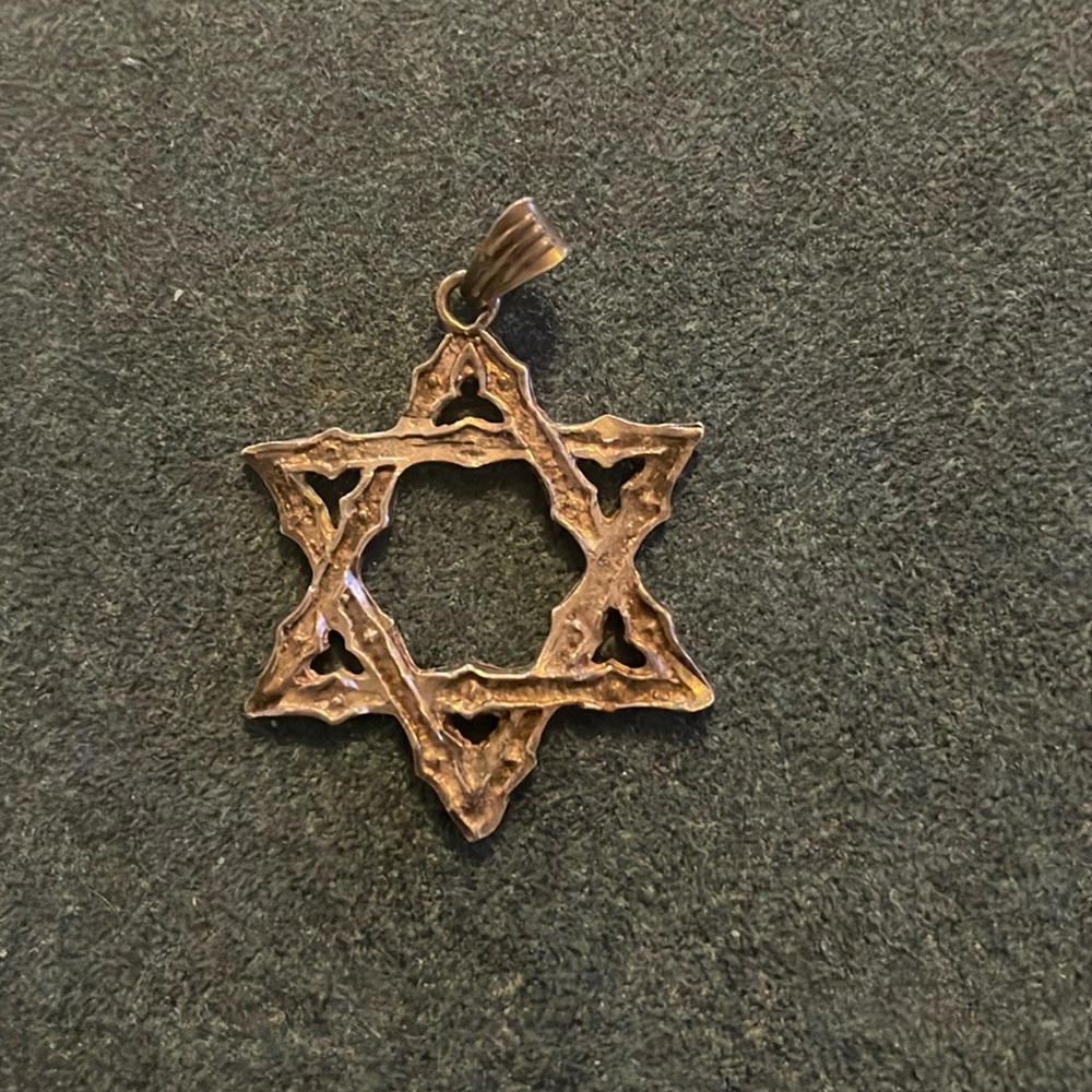Sterling Brutalist Star of David